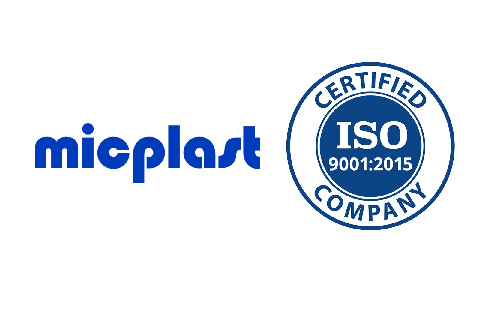 Micplast is certified ISO 9001:2015